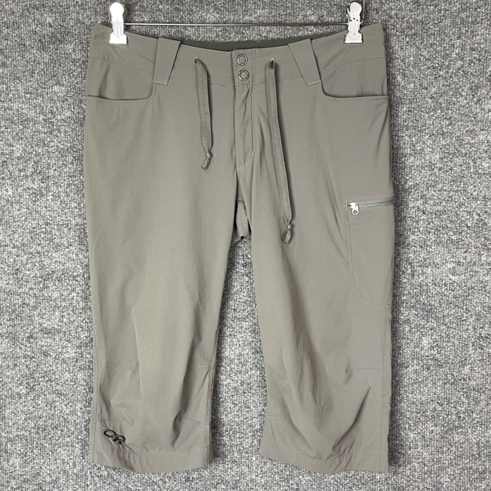 Outdoor Research Capris Womens 6 Gray Hiking Outdoor Pants